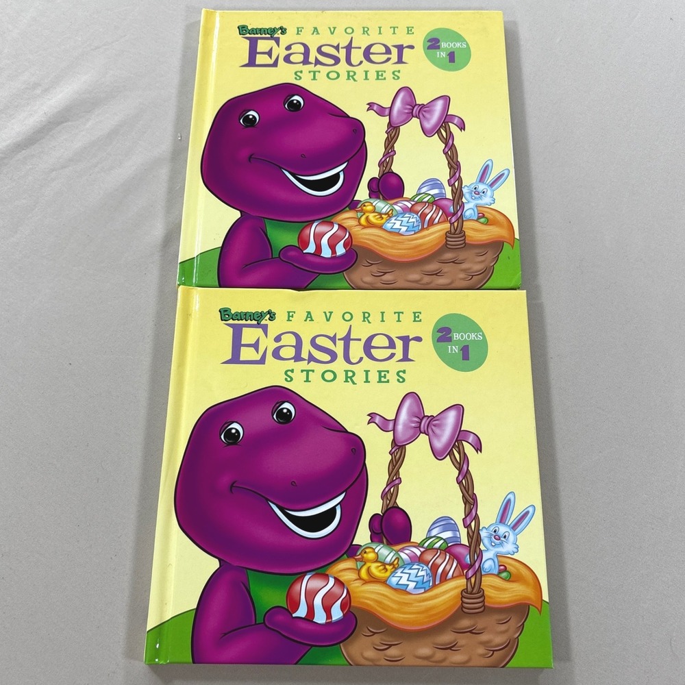 Barneys Favorite Easter Stories 2 Books In 1 Kids Childrens Book (2 piece set)